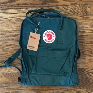 Fjallraven Green Backpack